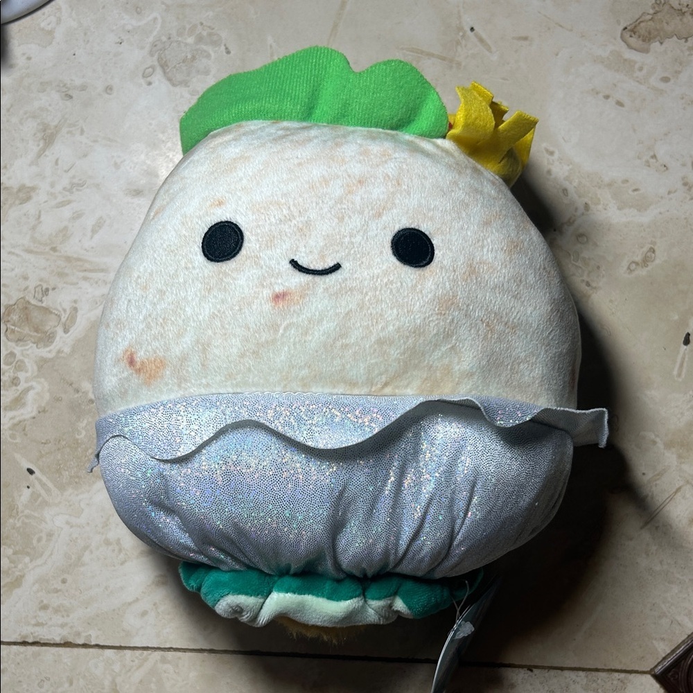 Squishmallows Cute Plush Burrito / Avocado Flip